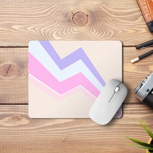 Positivity Bolt Mouse Pad - Boho Mouse Pad - Aesthetic Mousepad - Teacher Mouse Pad - Boho Desk Accessories - Gift for Coworker