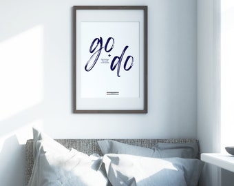 Go + Do blue