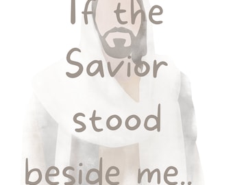 If the Savior Stood Beside Me Song Visuals, Sally Deford, Latter-day ...