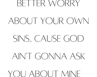 Worry about your own....