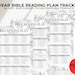 Bible Reading Plan One Year, Bible Study Plan, Chronological Bible Plan ...