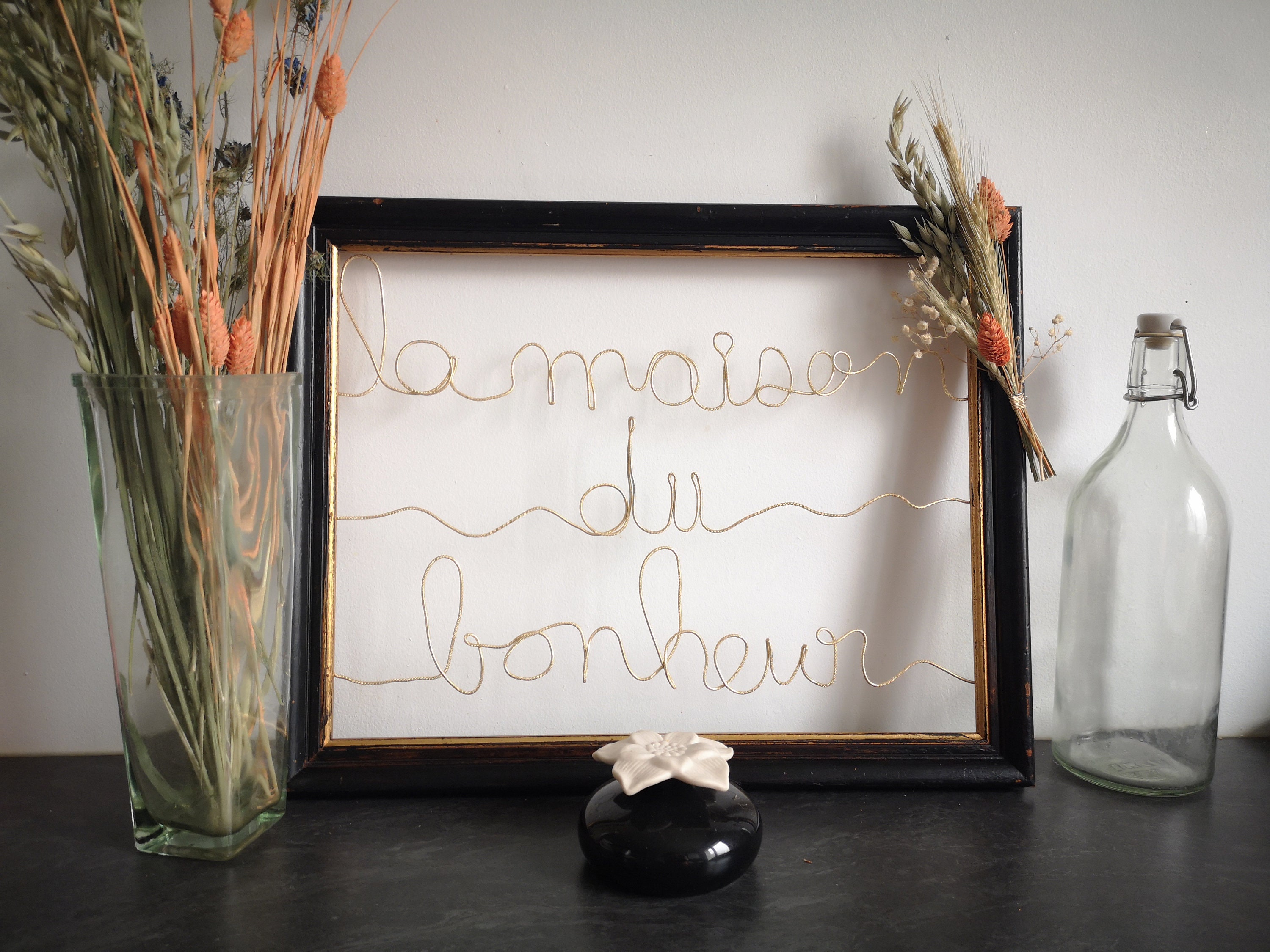 Des Mots Dans Un Cadre