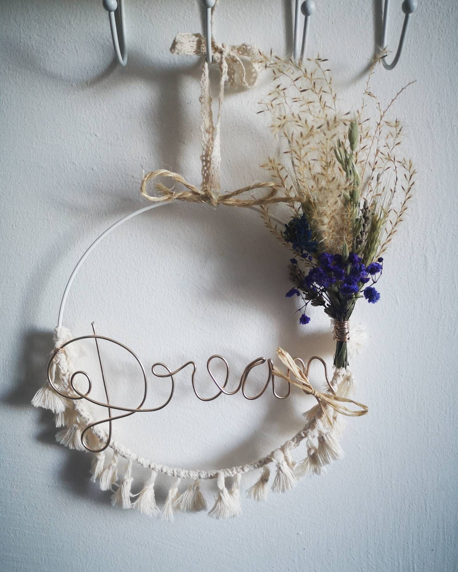 Couronne de Fleurs Séchées Dream