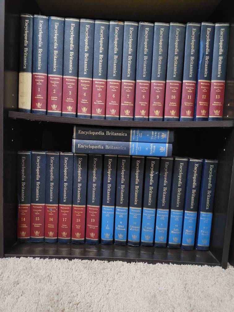 Encyclopedia Britannica Full Set Hardcover, Etsy