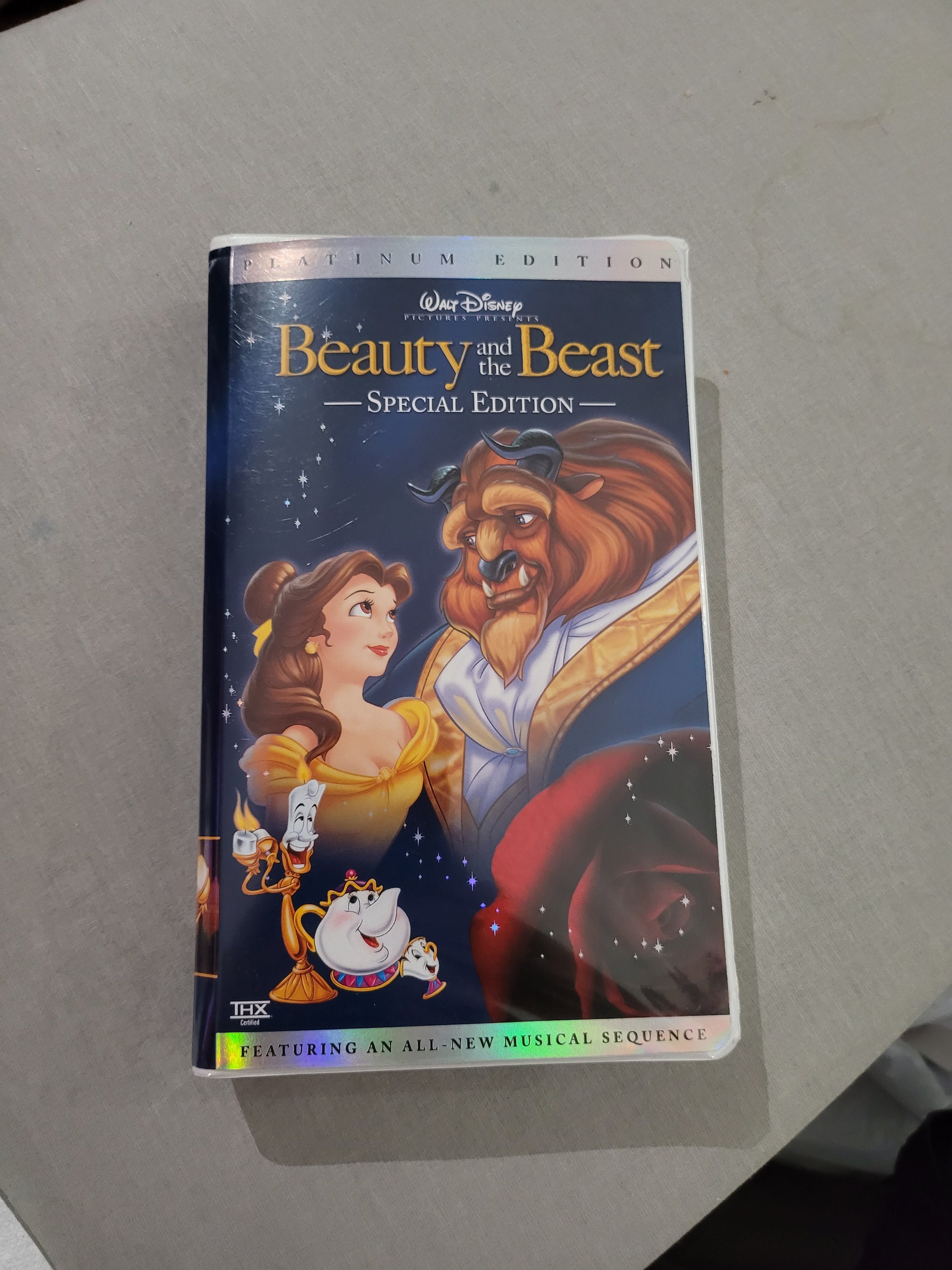 Beauty and the Beast VHS Platinum Special Edition THX Certified