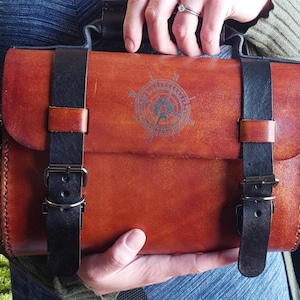 Handmade Leather Satchel Leather Satchel Bag Messenger Bag Leather Bag Leather purse gift Idea Dad Birthday Gift Anniversary Gift Travel Bag