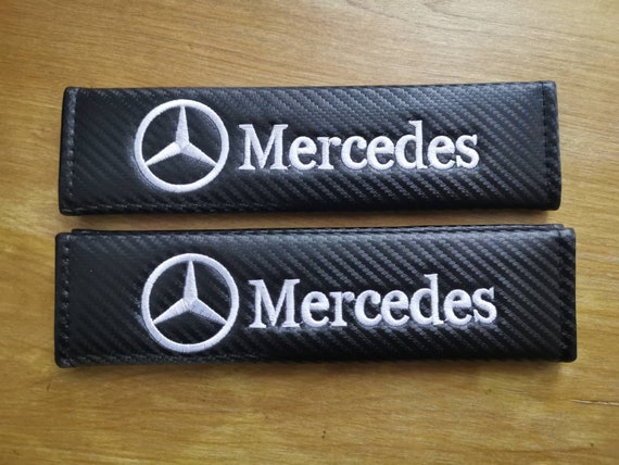 2 Stück Set Auto Sicherheitsgurt Sicherheitsgurt Abdeckung Schutz Schulter  Polster Kissen für Mercedes Benz - .de