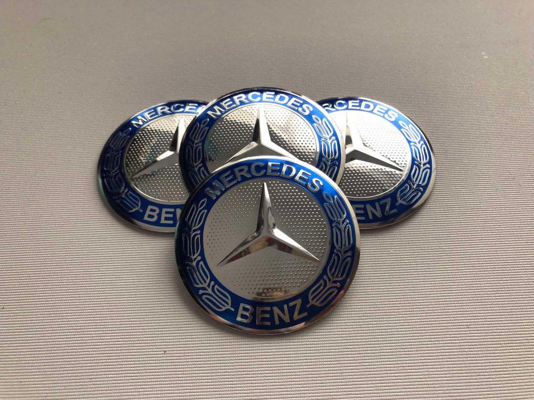 4 Pcs set Wheel Center Hub Caps Stickers 60 Mm 2.36 Inch for Mercedes