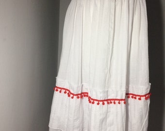 1950s peasant skirt