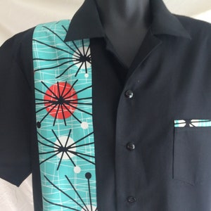 Camisa de hombre estilo años 50