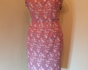 1950s style wiggle/pencil dress