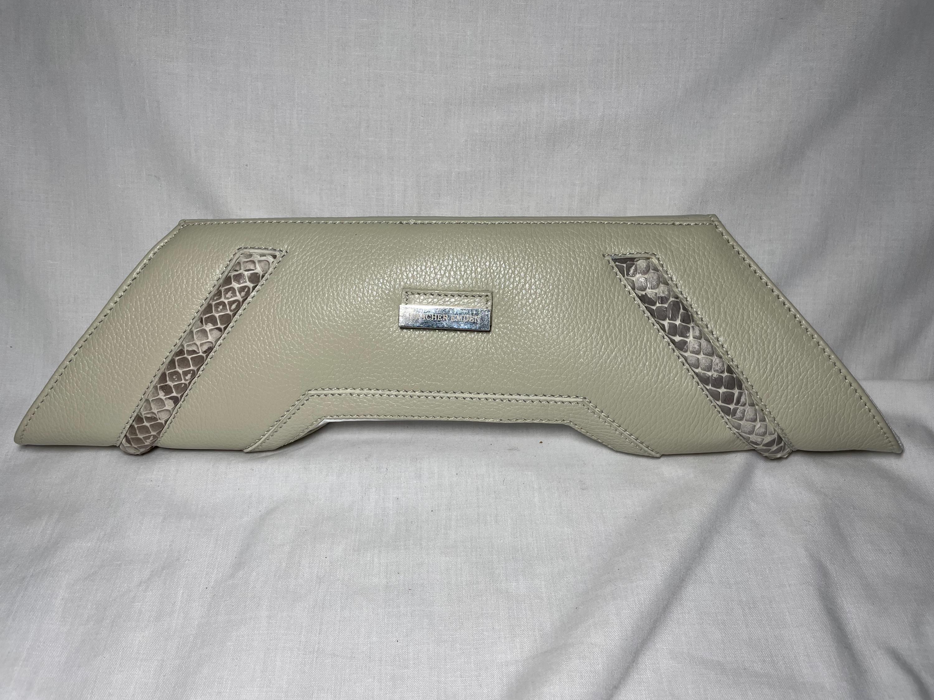 BRACHER EMDEN ゴウジャスバッグ Bracher Emden Leather Crystal Embellished Handle Bag
