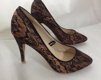 Ladies 50s style stilettos - Size UK 7