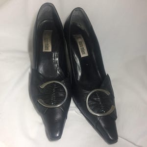 50s/60s style Black stiletto shoes