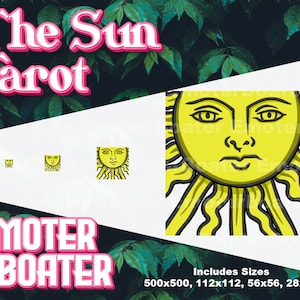 Tarot The Sun | Twitch Emote - Instant Download 4 Sizes