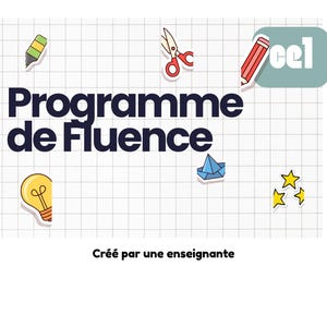 Fluence CE1 - programme de lecture PDF à imprimer - lecture fluide - fiches lecture CE1