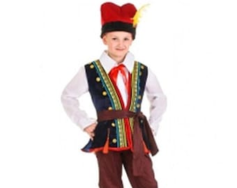 Traje de niño polaco, traje de niño polaco, traje de niño polaco, traje nacional, traje tradicional, traje para niños