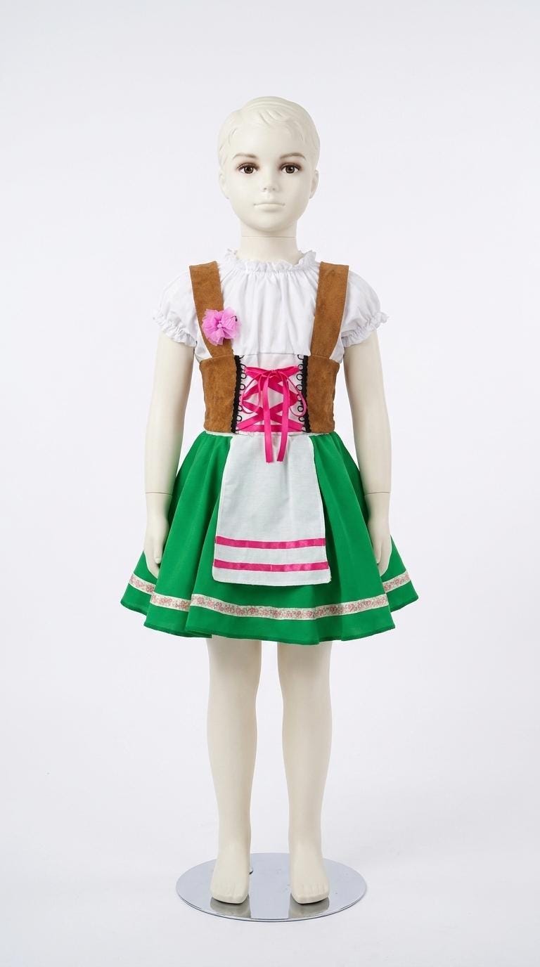 Generico Vestito halloween bambino Abito Oktoberfest Donna Tradizionale Donna dell'Oktoberfest con Grembiule Costume Bavarese Tirolese Dirndl per Feste Carnevale e Party 2025 Generico Vestito halloween bambino Abito Oktoberfest Donna Tradizionale Donna dell'Oktoberfest con Grembiule Costume Bavarese Tirolese Dirndl per Feste Carnevale e Party 2025