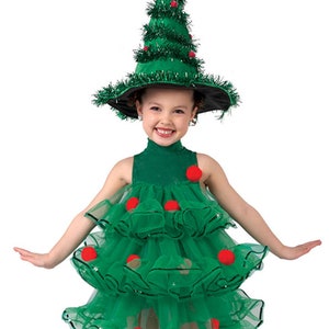 Weihnachtsbaum Mädchen Kinderkostüm, Weihnachtsbaum Mädchen Kostüm, Neujahr Kostüm, Weihnachtskostüm, Kostüm für Mädchen, Tutu Kleid