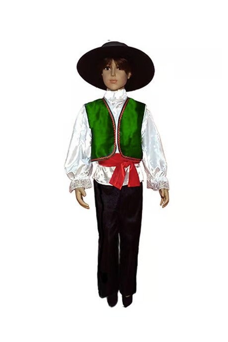 Italian Traditional Boy Kids Costume Dress Italian Boy Birthday and Event Dress Italian National Party Dress for Boys