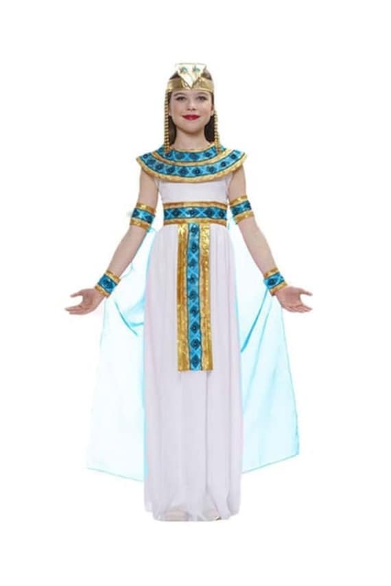 Cleopatra Egyptian Princess nspired Girl Costume Egyptian Costume Traditional Costume National Costume Costume for Girls Etsy UK