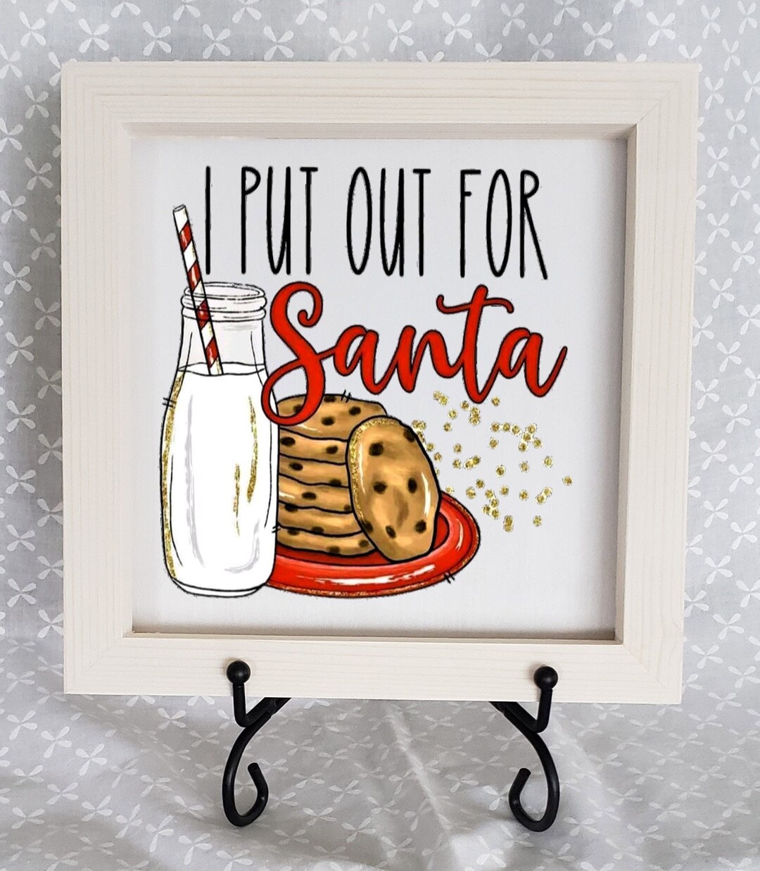 Xmas Put In I Put Out for Santa Christmas Sign North Pole Christmas Cookies Xmas ...