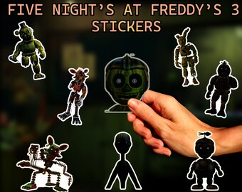 Five Nights at Freddy's - FNAF 3 - Phantom Freddy Sticker for