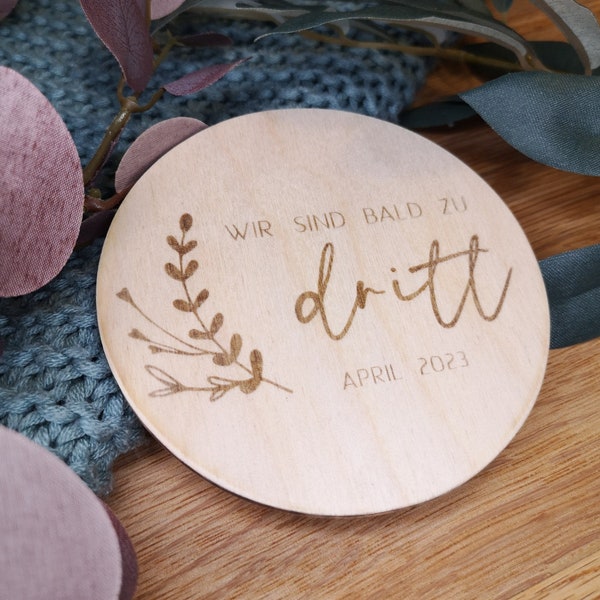 Bald sind wir zu dritt Etsy.de Bald sind wir zu dritt Etsy.de