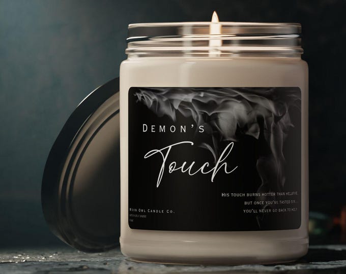 Demon's Touch Paranormal Romance Halloween Candle - Peppered Passionfruit 9oz
