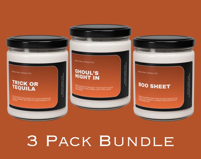 Ghoul Gang Halloween Candle Bundle - 9oz (3 Pack)
