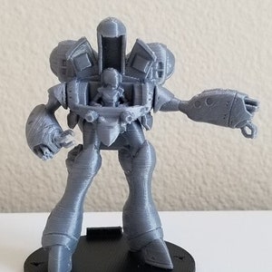 3D Printed Robotech RPG Tactics Female Power Armor Open Cockpit Queadluun-Rau