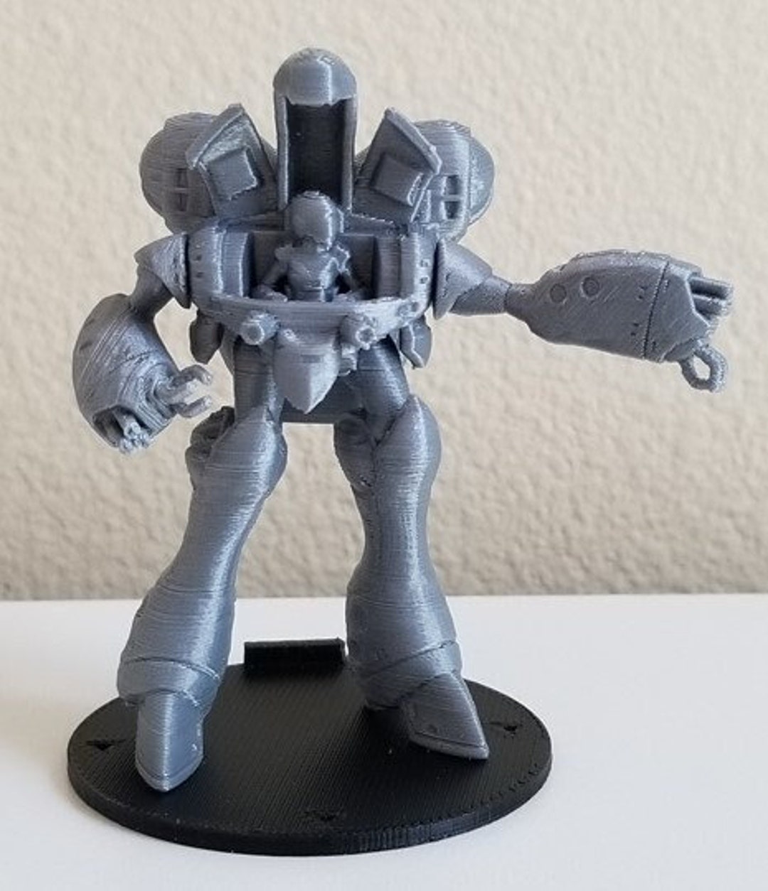 3D Printed Robotech RPG Tactics Female Power Armor Open Cockpit ...
