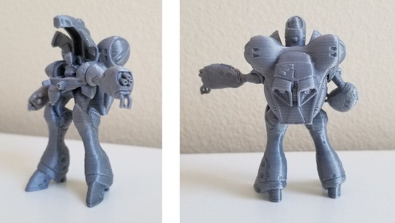 3D Printed Robotech RPG Tactics Female Power Armor Open Cockpit Queadluun-Rau image 7