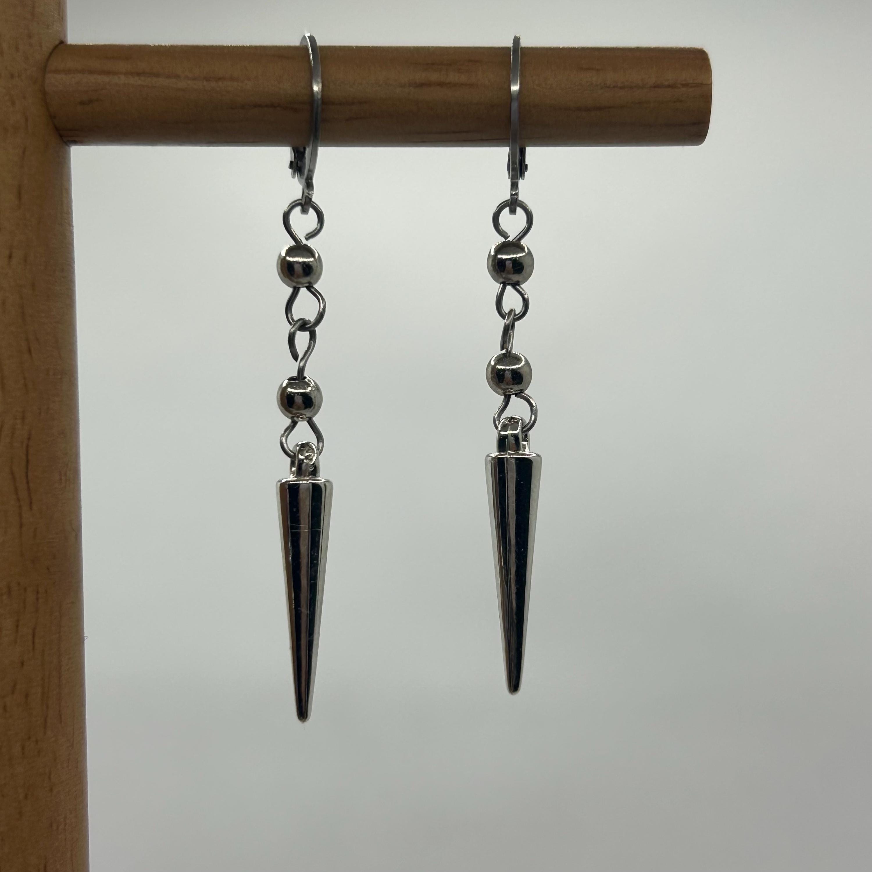 Kpop Demon Hunters Mystery Earrings, Spike huggies, gifts for her him, kpop earrings