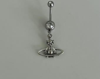 14G chirurgisch staal jaren 2000 grunge Galaxy bedel navelpiercing