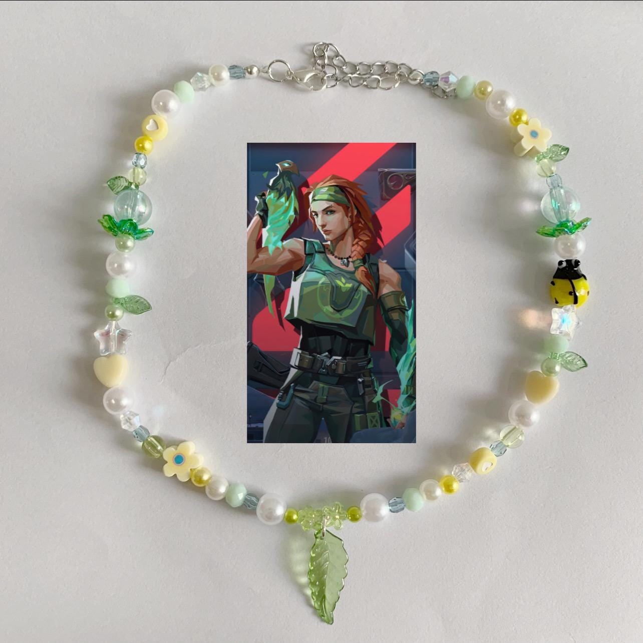 Valorant Skye inspired necklace | Beaded Necklace | Gifts | Beads | Skye necklace | Valorant initiator