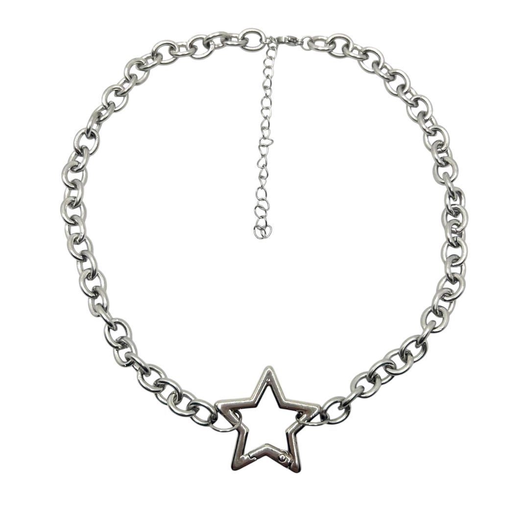 Punk Star Chain Choker: Y2k 2000s Fashion - Etsy