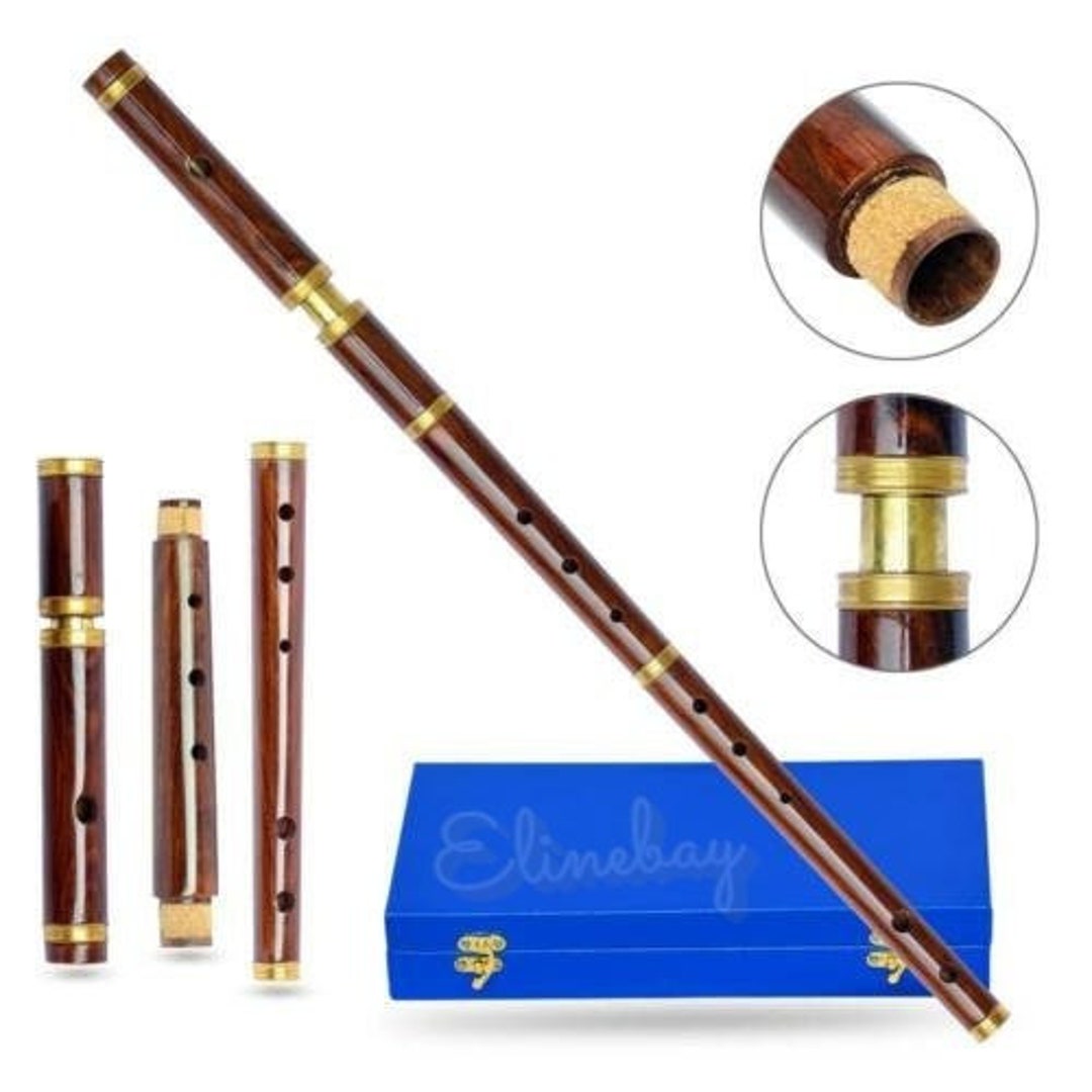 Irish Traditional Brown Rosewood D Flute With Tuning Slide 4 Etsy Denmark