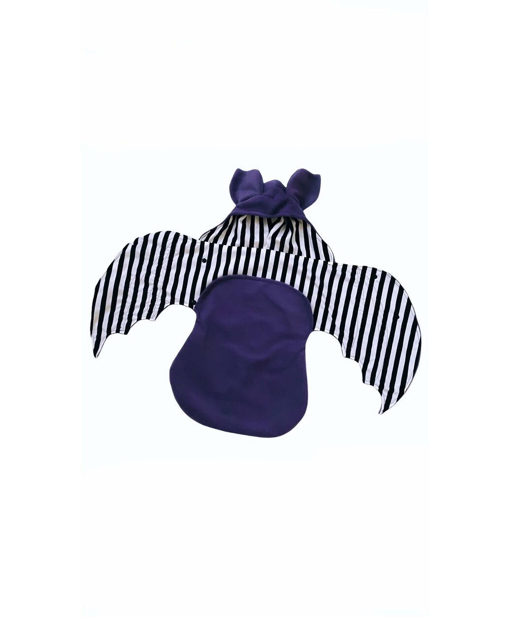 Newborn Baby Purple Stripes Bat Swaddle Blanket / Infant Etsy