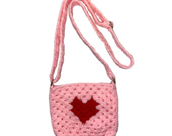 Valentine Granny Square Bag