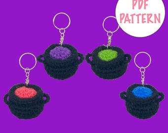Cauldron Keychain PDF Pattern