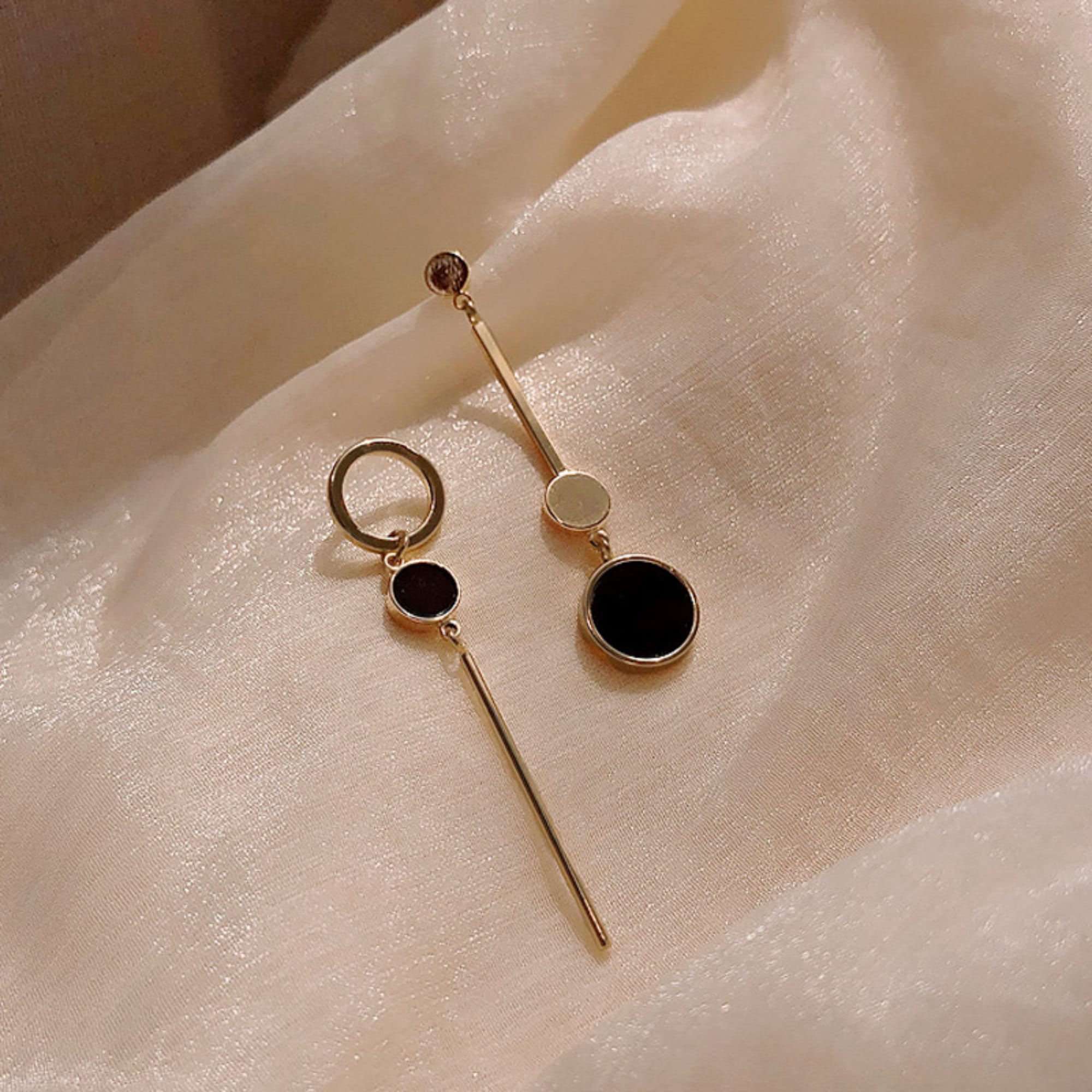 Korean mismatched hotsell earrings