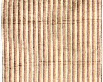 Morgenland Viskose Teppich quadratisch  - 200 x 200 cm - mehrfarbig