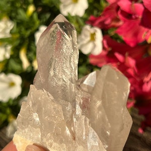 Quartz Cluster with Points