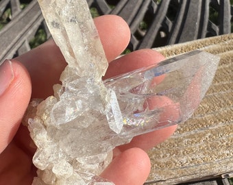 Tibetan Quartz Cluster / Rainbow Inclusions