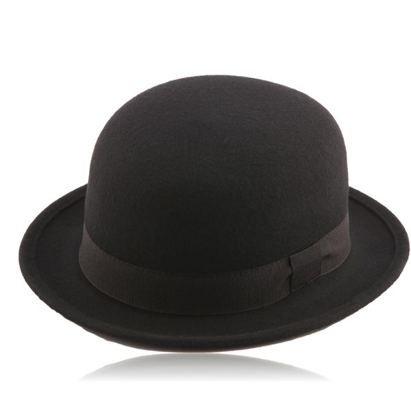 Soft felt bowler hat