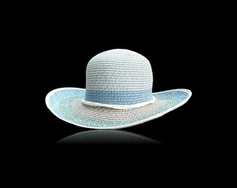Paper Straw Sun Hat Crushable Summer Hat Flapper Sun Beach Sun Protection Women's Hat Wide Brim