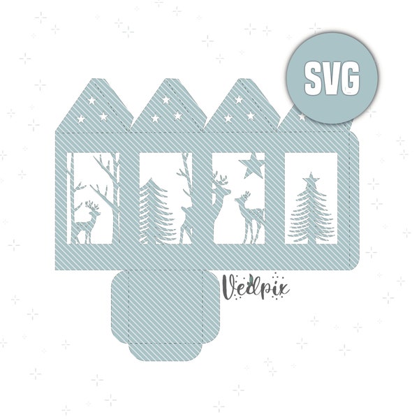 Weihnachten SVG, Weihnachtslaterne, Plotten, Winter, Laterne, Christmas Light, Weihnachtsdekoration plotten, Papercut Christmas, SVG