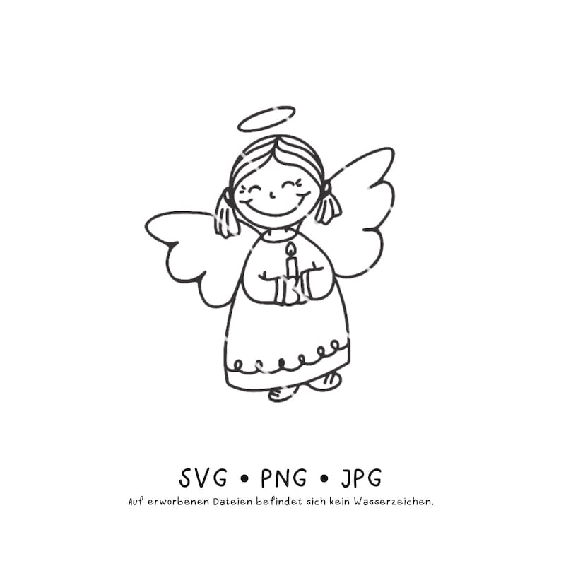 Engel SVG Weihnachten Svg Engel Clipart Plotten Christmas Etsy