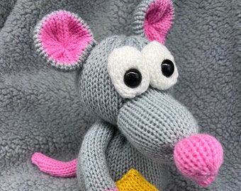 Cheesy Mouse - Circular Knitting Machine  - PDF PATTERN